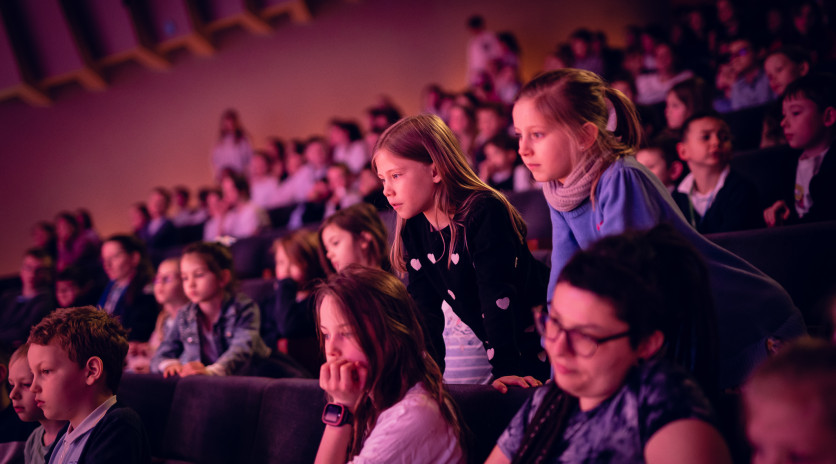 kids at NOSPR concert