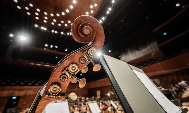 instruments at the NOSPR concert hall